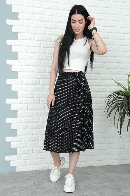 Летняя юбка на запах 