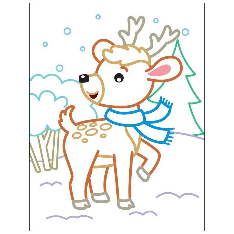 Дитячі кольорові розмальовки "Пінгвіненя" 18701, 2-3 роки Вінниця - фото 4