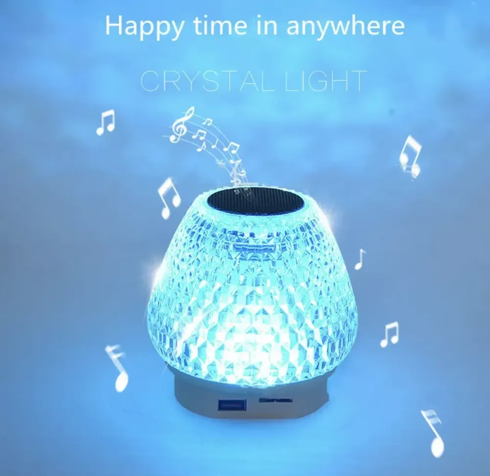 Светодиодный аккумуляторный светильник с Bluetooth колонкой Gibox G5S музыкальная лампа с USB зарядкой Каменец-Подольский - изображение 5