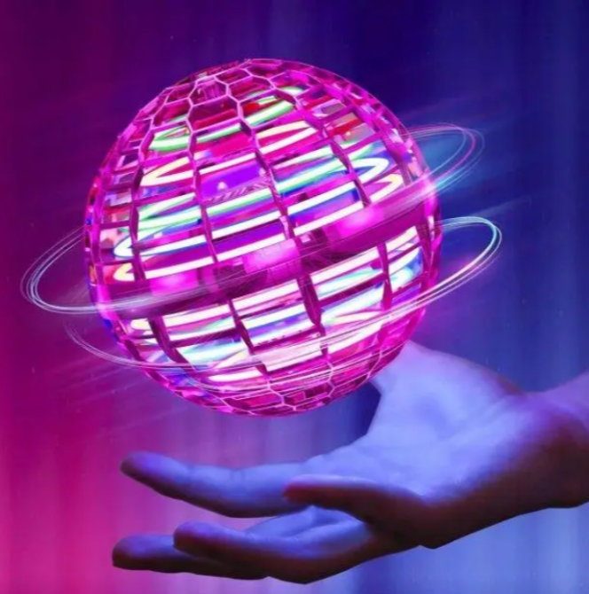 Летающий шар-спиннер Flynova pro 368FN(Pink) со светом Винница - изображение 2