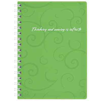 Блокнот Buromax spiral side, А6, 80sheets, Barocco, square, green (BM.2589-615) Винница