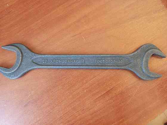 Ключ рожковый c фосфатированным покрытием (27х30 мм) Полтава