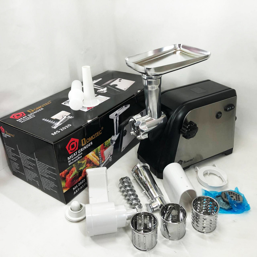 Професійна електрична м'ясорубка з соковижималкою, М'ясорубка металева '2000 Вт EI-85 Львів - фото 6