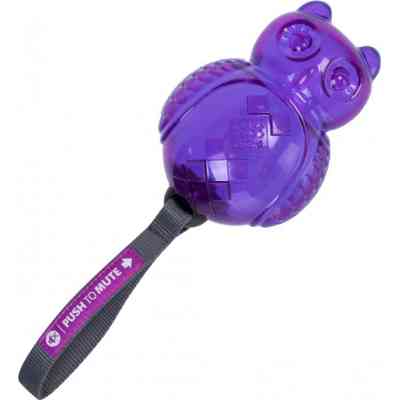 Іграшка для собак GiGwi Push to mute Сова з вимикною пискавкою 14 см (75322) Вінниця