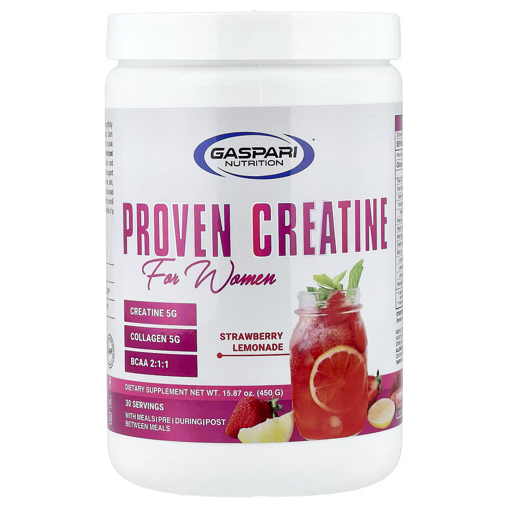 Креатин для женщин Gaspari Nutrition Proven Creatine For Women 450 g (Strawberry Lemonade) Луцк - изображение 1