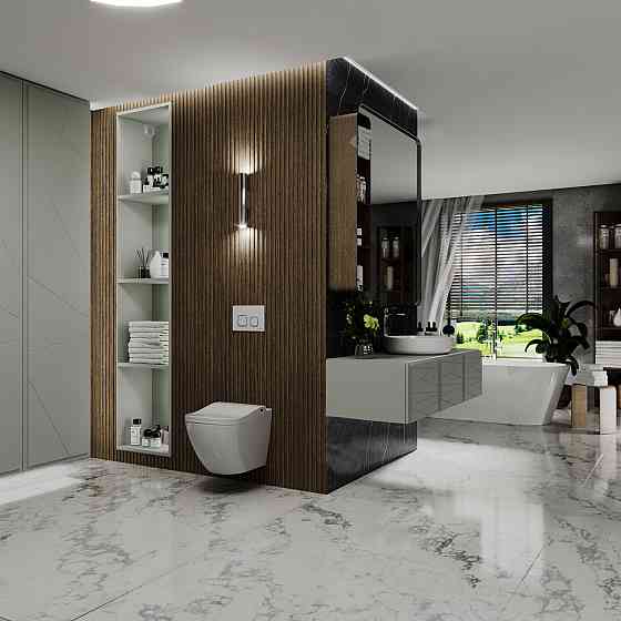 ROUND COMFORT унитаз подвесной с сиденьем Soft-close (смыл Тоrnado 3.0) Киев