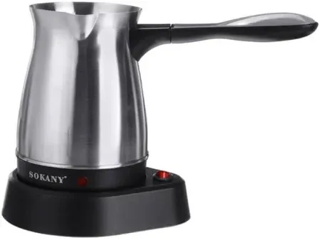 Кофеварка-турка Sokany SK-214 600 Вт, 500 мл, до 5 чашек, быстрая, с системой безопасности и удобной очисткой Одесса
