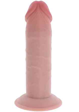 Фалоімітатор реалістичний на присосці TOY JOY Deluxe Dual Density, 20 × 5 см Sex Aura Київ