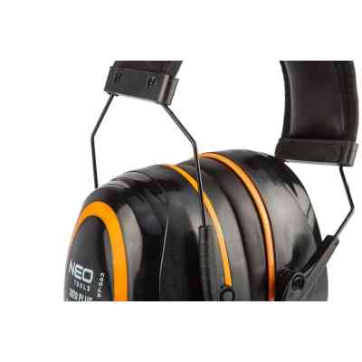 Захисні навушники Neo Tools SNR 30дБ, категорія III, ізолююча піна G-TECH, 0.26кг, чорні (97-563) Вінниця