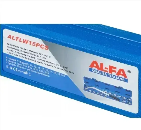 Набір спецключів для ременя ГРМ AL-FA ALTLW15PCS, 15 шт, регулювання натягувача Львів - фото 6