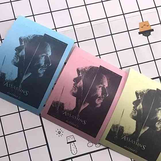 Самоклеючий термопапір для міні-принтера (57x25мм) 3 кольори / Набір кольорового паперу для термопринтера Київ