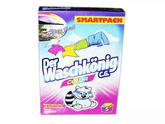 Пральний порошок 375г к/к Color ТМ WASCHKONIG Київ