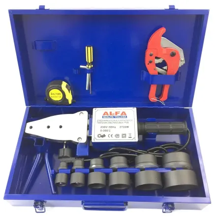 Паяльник для труб професійний  AL-FA LPW002 2700 Вт, Італія Львів