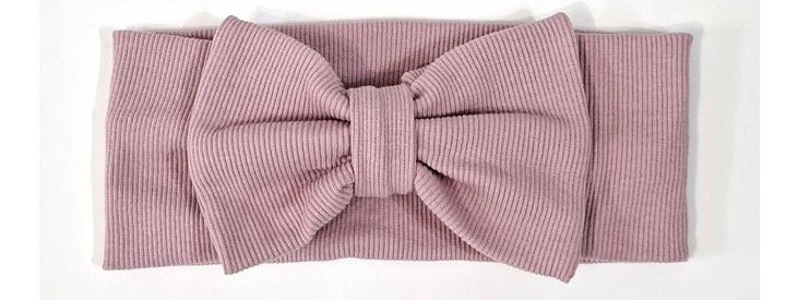 Пов'язка для дівчинки рожева Бантик Київ - фото 1
