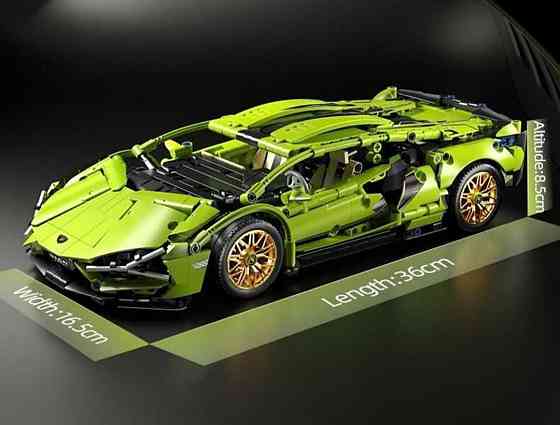 Конструктор машинки Technic Lamborghini Sian на радиоуровке, маштаб 1:14 Ламба Киев