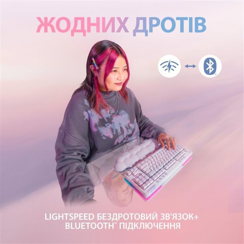 Клавіатура бездротова Logitech G715 Tactile White (920-010465) ( Білий ) Харьков - изображение 7