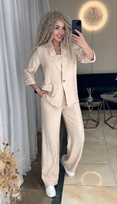 Летний хит Костюм — пиджак + брюки палаццо. Одесса - изображение 1