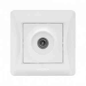 BINERA білий Розетка внутрішня 1-а TV Videx Житомир