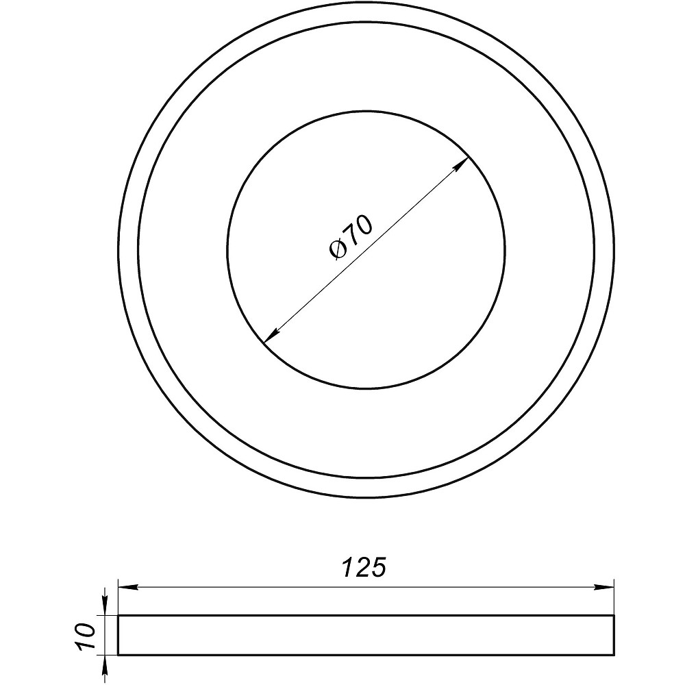 Редукція гумова VSplast 110 (плюшка, чорна) Тернопіль - фото 2