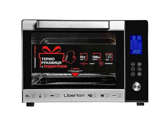 Електродуховка 2200Вт 60л LEO-601E Silver ТМ LIBERTON Solmir Київ