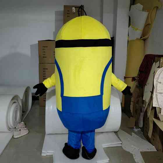 Карнавальный костюм Миньон двуглазый RESTEQ для взрослых — хлопковый костюм на Хэллоуин, рост 150–185 см Киев