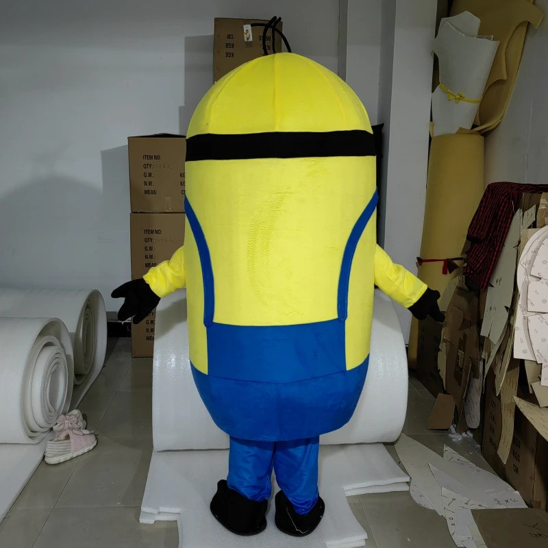 Карнавальный костюм Миньон двуглазый RESTEQ для взрослых — хлопковый костюм на Хэллоуин, рост 150–185 см Киев - изображение 5