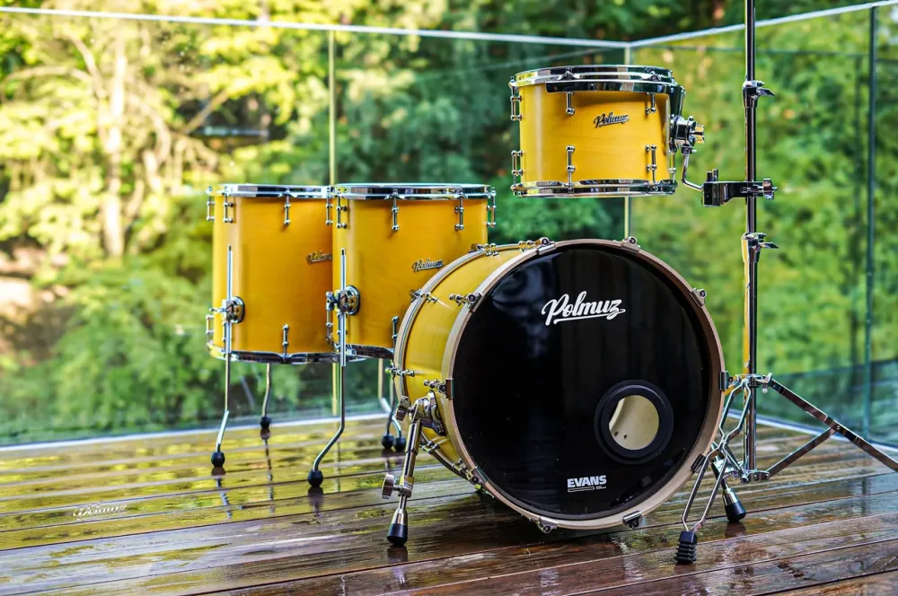 Ударная установка  Polmuz drums Maple Model 1 KELLER - 20/12/14/16 Yellow Wax Киев - изображение 1