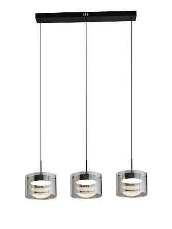 VALESO Підвісний світлодіодний світильник G 2922/3L 42W Димчасто-чорний Коломыя