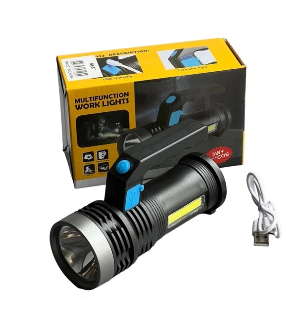 Ручной светодиодный аккумуляторный Фонарик TORCH BL-8205 Одесса - изображение 9