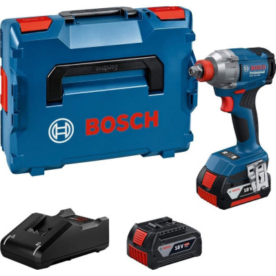 Гайковерт Bosch GDX 18V-285 18V, 2x4Ah, до 3600об/мин, 285Нм, квадрат 1/2", ЗУ кейс 1.1кг (0.601.9N2.102) Винница - изображение 2