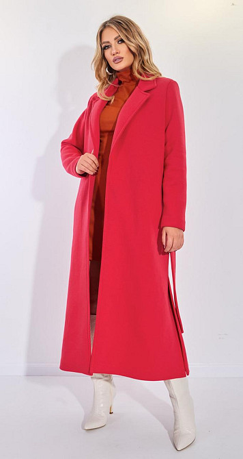 Трикотажне пальто з розрізами (46) Київ - фото 5