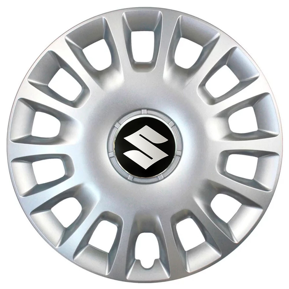 Автомобільні модельні ковпаки R14 Suzuki 214 4шт, SJS, сріблясті Київ - фото 1