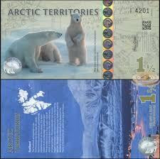 Арктика / Arctic territories 1,5 dollars 2014 UNC Полтава - фото 1