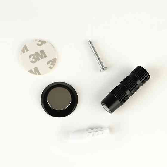 УПОР МАГНІТНИЙ ДЛЯ ДВЕРЕЙ M-135 BLACK ЧОРНИЙ Київ