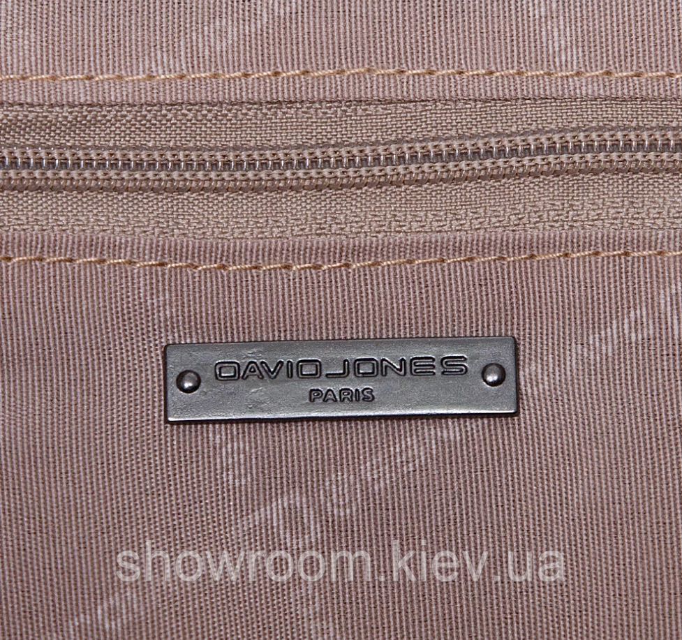 Мужская дорожная стильная сумка David Jones (4132) светло коричневая Киев - изображение 7