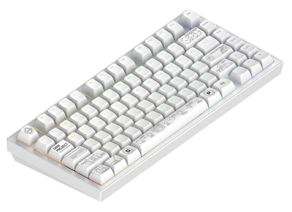 Клавіатура Dark Project ALU81 Terra Nova White (DPKB_NOVA_81_ANSI_WHITE_UA) ( Білий ) Харьков - изображение 4