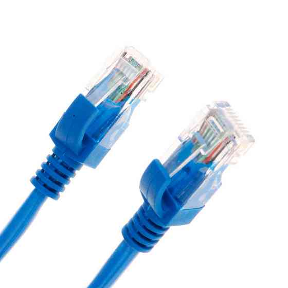 Патч-корд UTP Cat5e LAN 1 m Blue Рівне