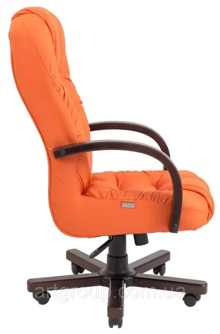 Офисное Кресло Руководителя Richman Richard Fly 2218 Wood M3 MultiBlock Оранжевый Днепр - изображение 5