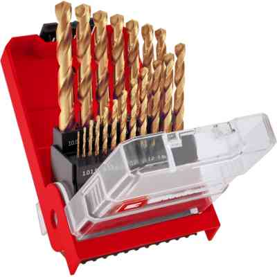 Набор сверл Einhell по металлу 19шт, 1-10мм, кейс (427019) Винница