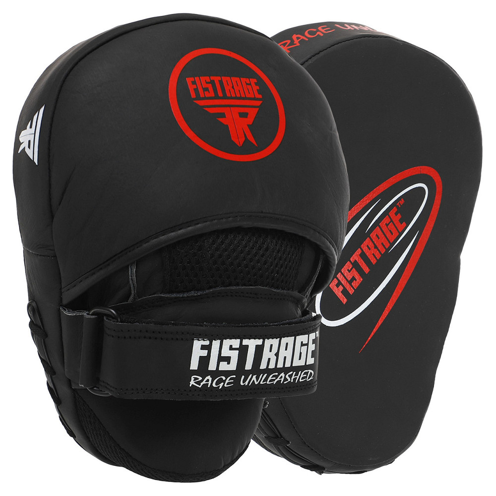 Лапа вигнута для боксу та єдиноборств FISTRAGE VL-4149 розмір 25х19х9 см чорний Київ - фото 1
