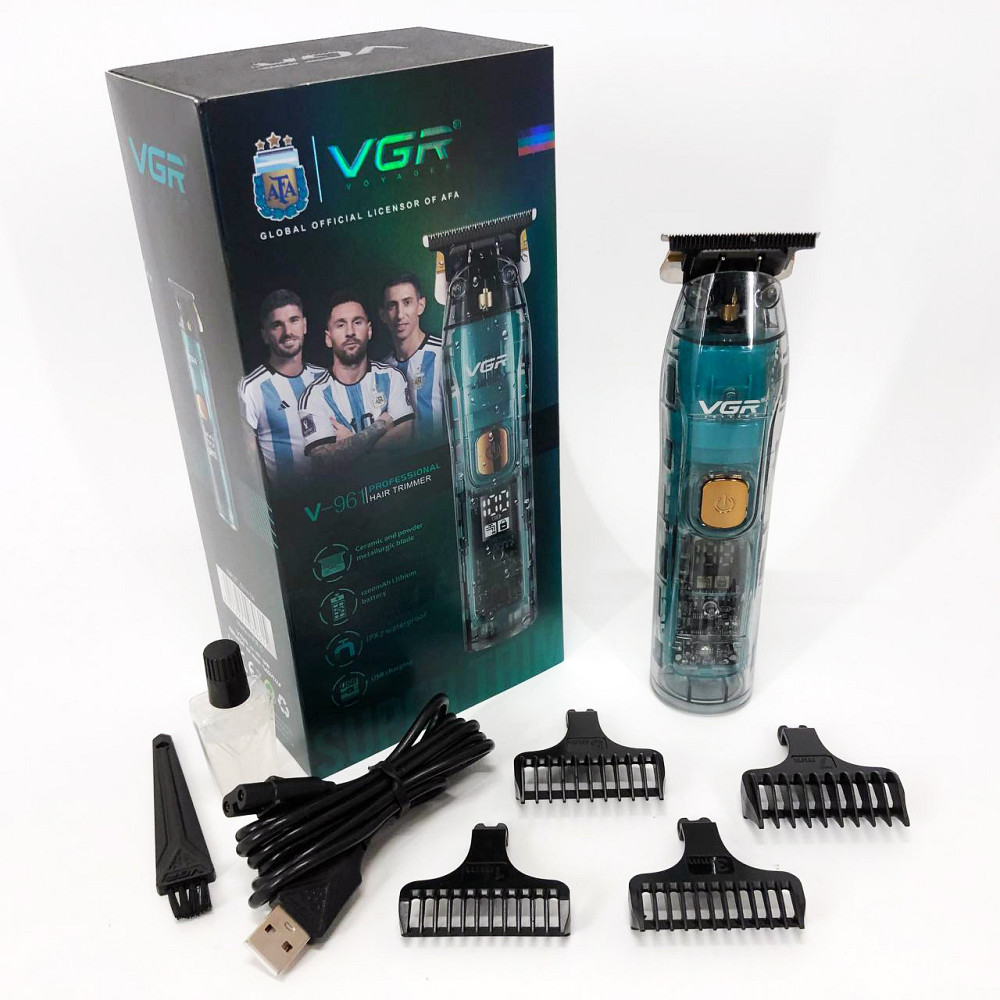 Електромашинка для волосся VGR, Машинка для стрижки чоловіча Машинка стрижки волосся і потилиці KH-89 Львів - фото 6