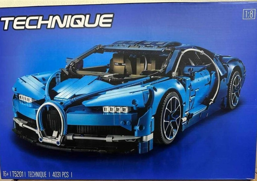 Bugatti Chiron c 4031 деталей, маштаб 1:8 Конструктор сумісний з LEGO. Київ - фото 6