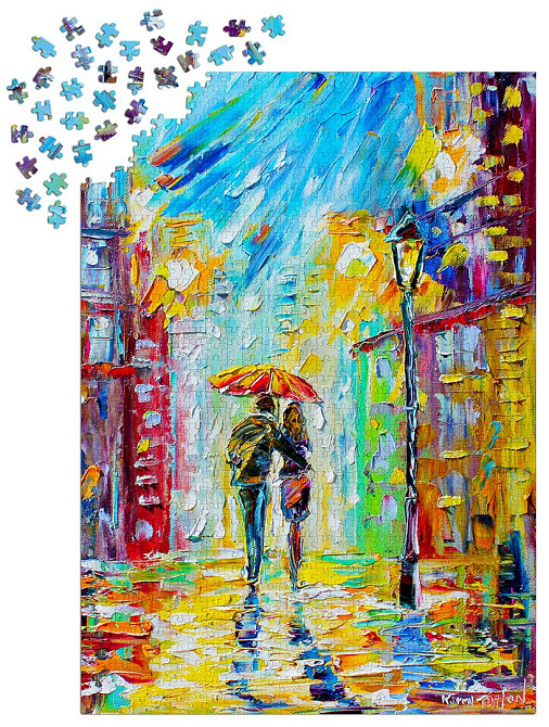 Пазл Романтика під дощем у великому місті - Rainy Romance in the City (Enjoy-1431) Київ - фото 4
