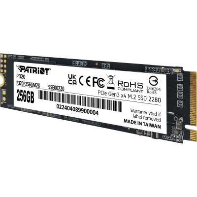 Накопитель SSD M.2 2280 256GB Patriot (P320P256GM28) Винница - изображение 3