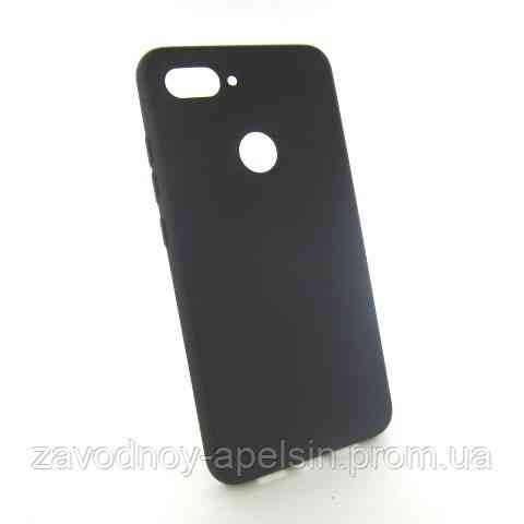 Xiaomi Mi 8 lite чехол силиконовый черный Grand black Одесса