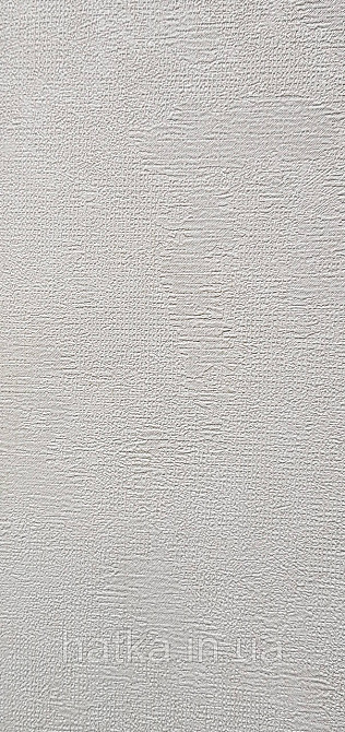 Шпалери вінілові на флізеліні NOVA метрові під штукатурку структурні однотонні світло-білі Київ - фото 2