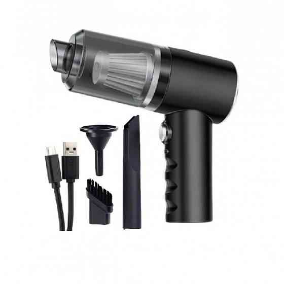 Бездротовий автопилосос Vacuum Cleaner AS-228, 3-в-1: пилосос, повітродувка, компресор, зарядка USB, насадки Одеса