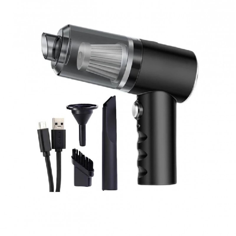 Беспроводной автопылесос Vacuum Cleaner AS-228, 3-в-1: пылесос, воздуходувка, компрессор, зарядка USB, насадки Одесса - изображение 4