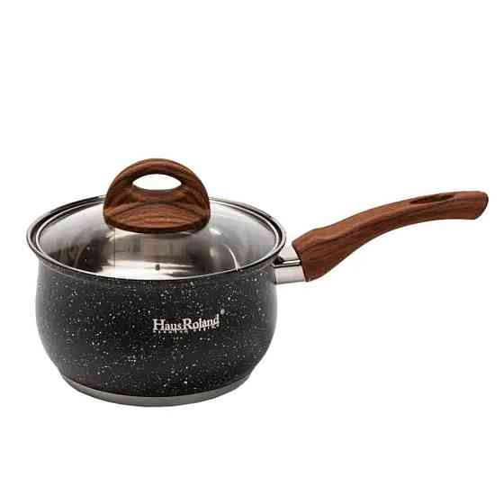 Набір посуду для приготування із нержавіючої сталі 10 предметів чорний HP33530B Київ