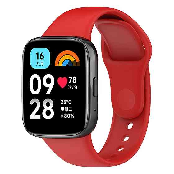 Ремінець для годинника Xiaomi Redmi Watch 3 Active / 3 Lite (Червоний) Миколаїв